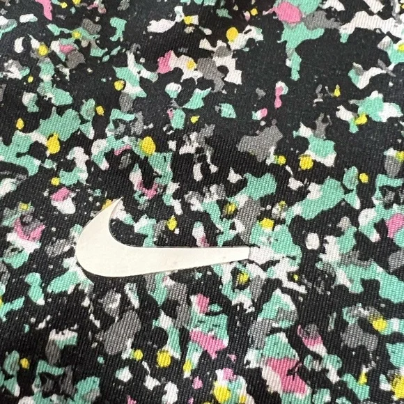 Girls 5 Nike Kids Multicolor Leggings pants Dri Fit - Picture 5 of 7